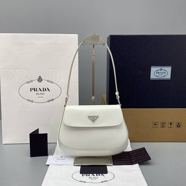 White Prada 6655 handle bag - 23cm×17cm×4cm - 1