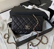 Chanel WOC New Hardware Black Size 19 cm - 1