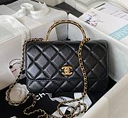 Chanel Handle Bag Black AS4233 Size 21 x 22 x 6.5 cm - 1