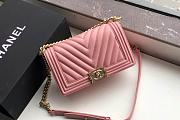 Chanel le boy 19 Caviar Pink #67086 - 1