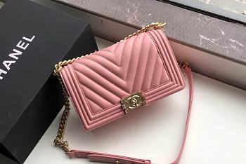 Chanel le boy 19 Caviar Pink #67086