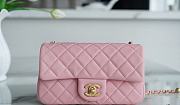 Chanel Mini Flap Bag Metal Ball Pink Lambskin Size 13 × 20 × 7 cm - 1