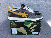 A Bathing Ape Bape SK8 Sta Grey Mustard Yellow - 001FWH801007_GRN_A - 1