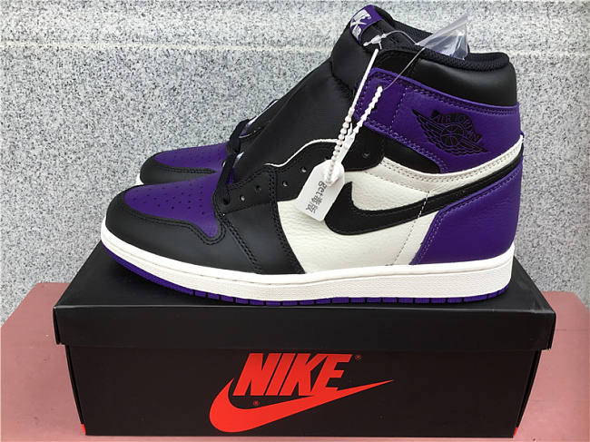 Air Jordan 1 Retro High Court Purple - 555088-501 - 1