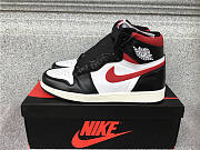 Air Jordan 1 Retro High Black Gym Red - 555088-061 - 1