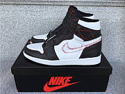 Air Jordan 1 Retro High Defiant White Black Gym Red - CD6579-071 - 1