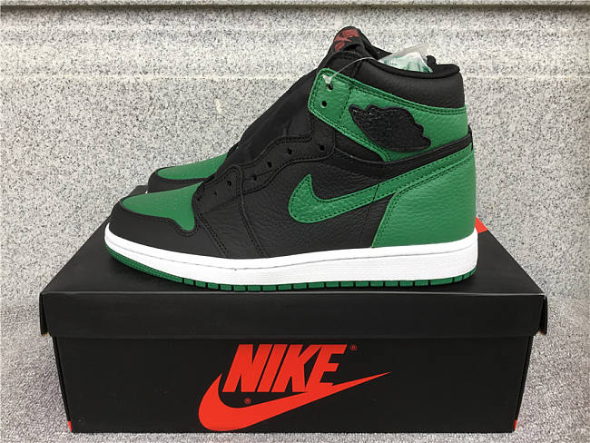 Air Jordan 1 Retro High Pine Green Black - 555088-030 - 1