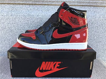 Air Jordan 1 Retro High OG Patent Bred - 555088-063