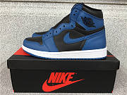 Air Jordan 1 Retro High OG Dark Marina Blue - 555088-404 - 1