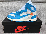 Air Jordan 1 Retro High Off-White University Blue - AQ0818-148 - 1