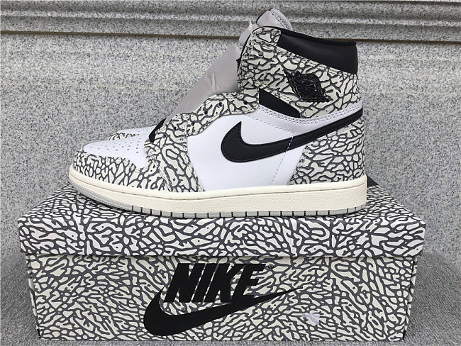 Air Jordan 1 Retro High OG White Cement - DZ5485-052 - 1