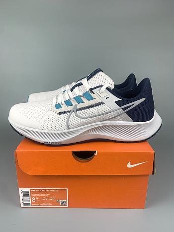 Nike Air Zoom Pegasus 38 White Midnight Navy CW7356-101